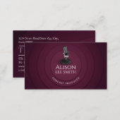 Podcast Producer/Vocal Coach/Voice actor Business Card (Front/Back)