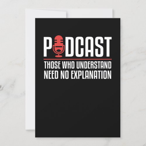 Podcast Those Who Understand for Podcasters Invitation