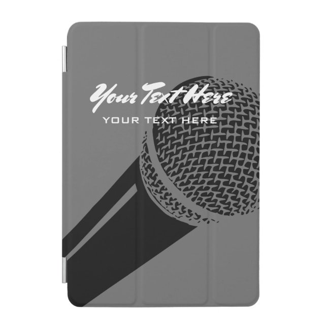 Podcaster or vlogger iPad mini cover (Front)