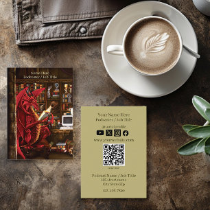 Podcasting Dragon Business Card