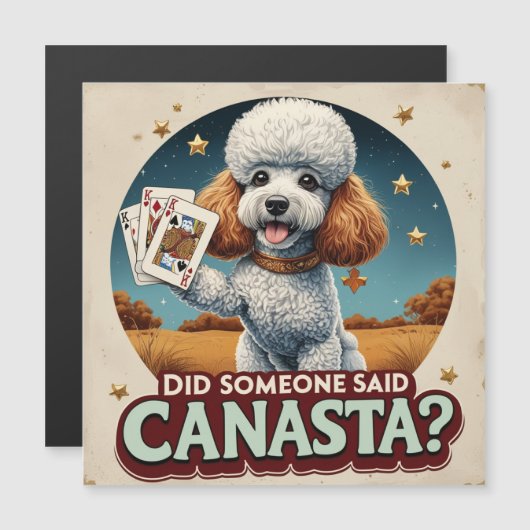 Poddle loves canasta game  (Front/Back)