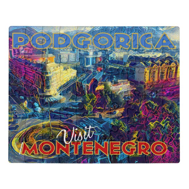 Podgorica, Montenegro Jigsaw Puzzle (Puzzle Horizontal)