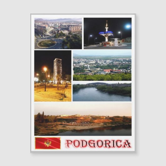 Podgorica - Montenegro - Mosaic - (Front)
