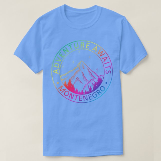 Podgorica Niksic Herceg Novi Budva Montenegro Adve T-Shirt (Design Front)