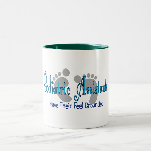 Podiatric Assistants Have Feet Grounded Two-Tone Coffee Mug (Center)