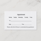 Podiatrist Appointment Reminder And Business Cards | Zazzle