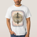 Podiatrist Caduceus  custom name t-shirt