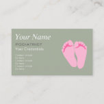 Podiatrist Chiropodist Appointment Business Cards at Zazzle