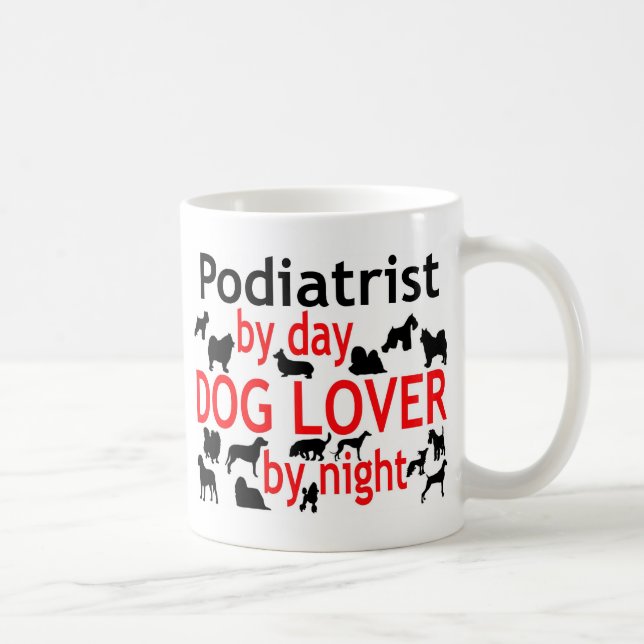Podiatrist Dog Lover Coffee Mug (Right)