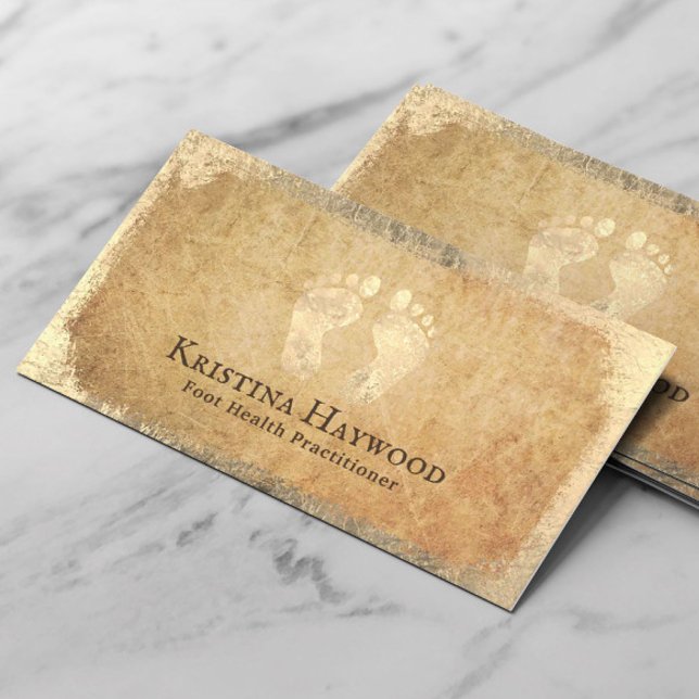Podiatrist Foot Massage Health Care Practitioner Business Card (Creator Uploaded)