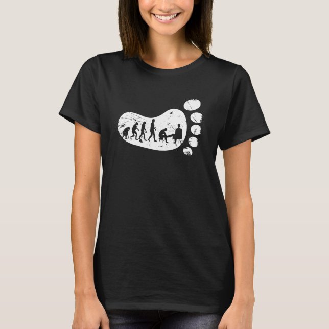 Podiatrist Footprint Podiatry Foot Doctor Podiatri T-Shirt (Front)