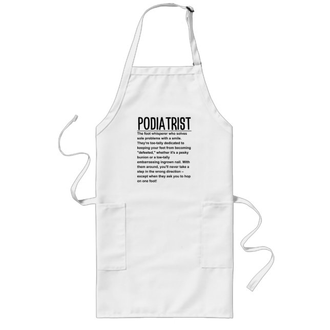 Podiatrist Long Apron (Front)