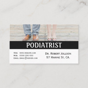 Podiatrist Medical Appointment Business Card