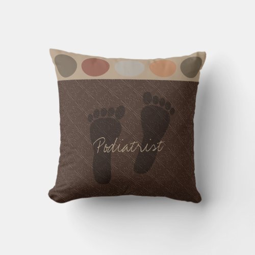 Podiatrist Nap Pillow Brown