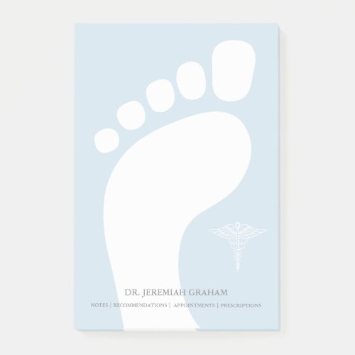 Podiatrist Personalized Name Post_it Notes