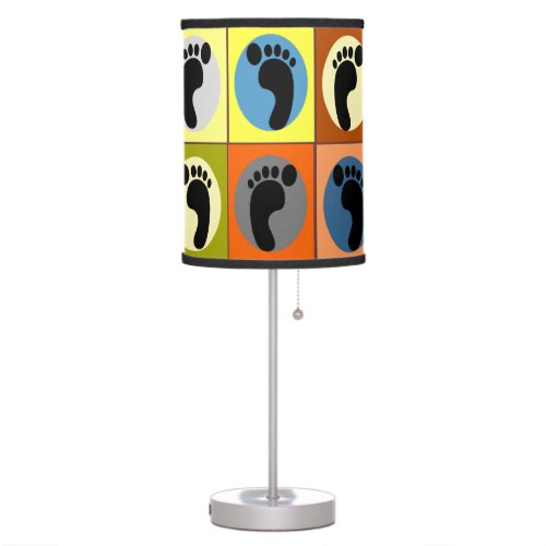 Podiatrist Table Lamp Pop Art Feet