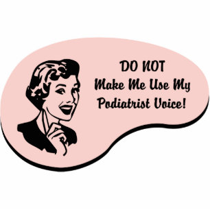 Podiatrist Voice Statuette