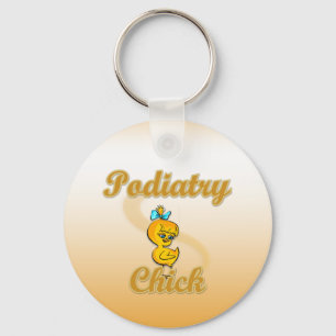 Podiatry Chick Keychain