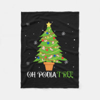 Podiatry christmas tree podiatrist foot medical as