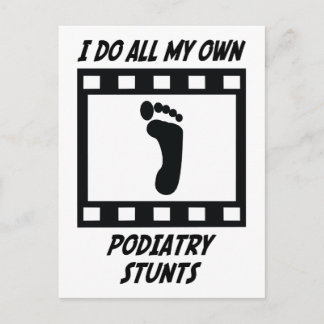 Podiatry Stunts Postcard
