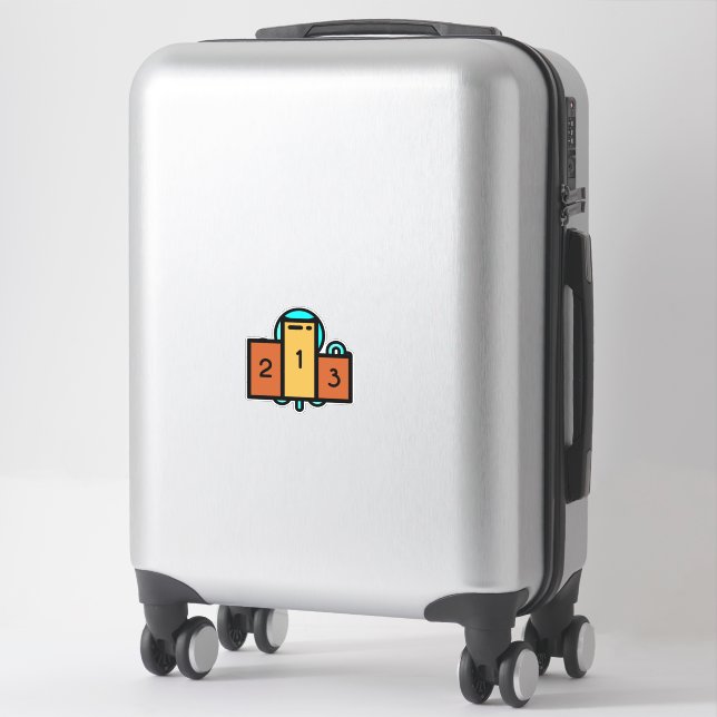 podium sticker (Suitcase)