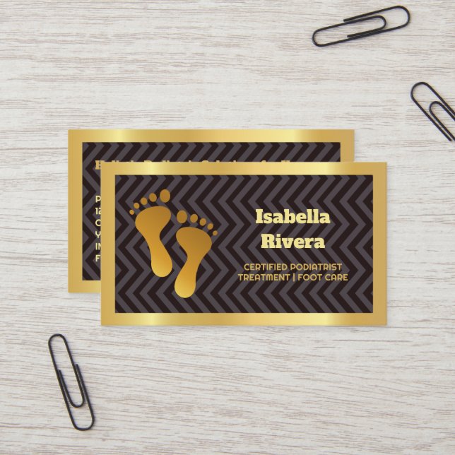Podologist Business Card (Front/Back In Situ)