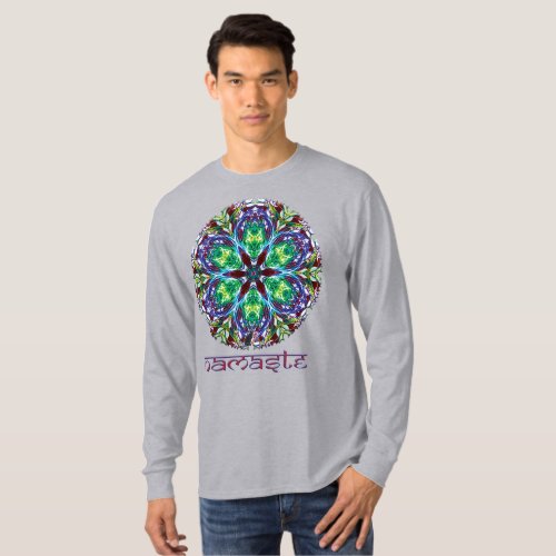 Pods Namaste Kaleidoscope T_Shirt