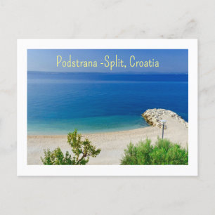 Podstrana --Split, Croatia, beach Postcard
