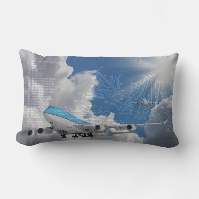 podushka for aviators lumbar pillow (Front)