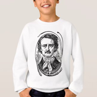 Poe 2~~~Edgar Allen Poe~~~~Altered Art Sweatshirt