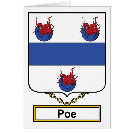 Poe Family Crest Cards (Front)