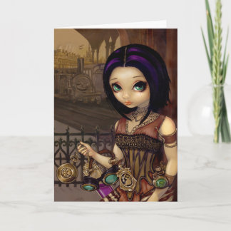 "Poe" Greeting Card