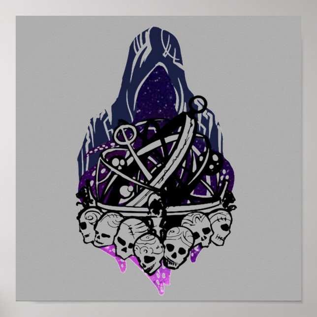 POE Headhunter Shaper Atlas Poster (Front)