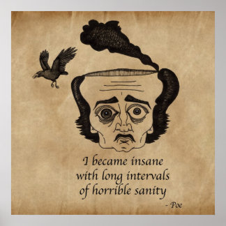 Poe insane poster