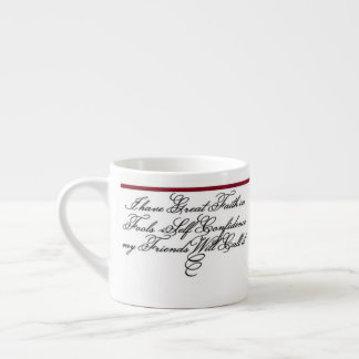 Poe Quote - Fools Espresso Cup