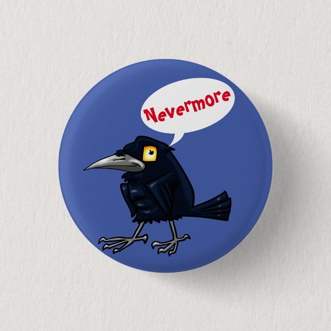 Poe’s Raven Button (Front)