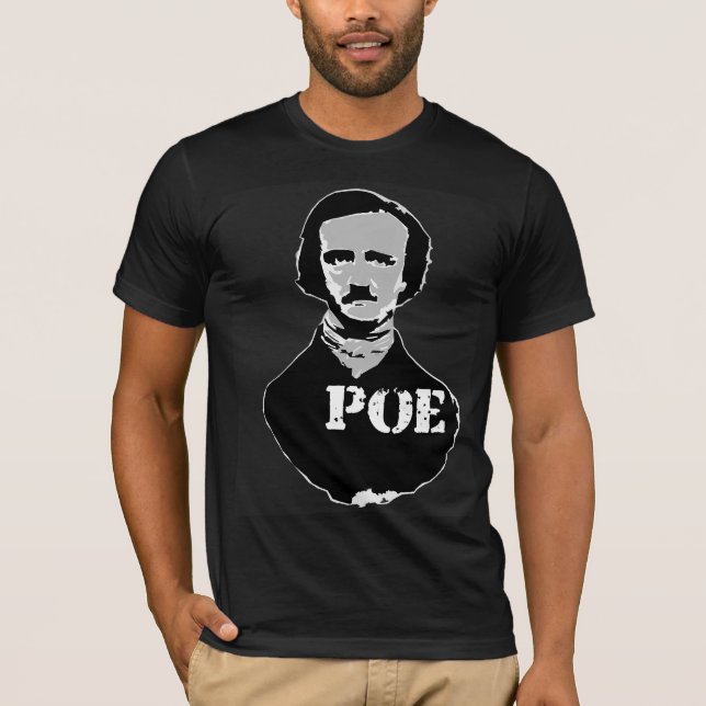 Poe Stencil for Darks 1 T-Shirt (Front)