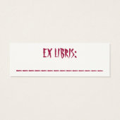 Poe-tic Bookmark (Back)