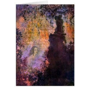 Poe To Mrs. Marie Louise (Shaw) Digital Collage Cards