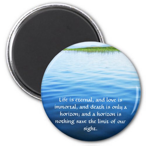 Poem About Death _  Inspirational Grieving Quote Magnet