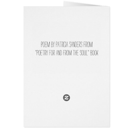 Poem about Loss and Grieving (Back)