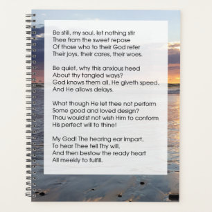 Poem - Be Still Planner