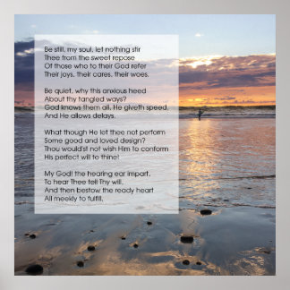 Poem - Be Still Poster