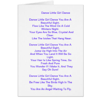 Poem for Daughter/Step Daughter/Grand daughter Cards