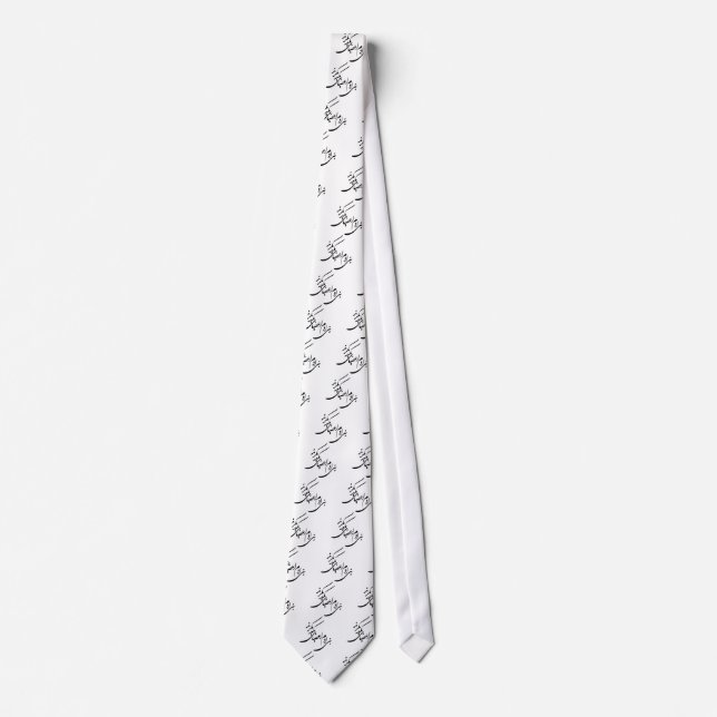Poem for Human Rights Neck Tie (Front)
