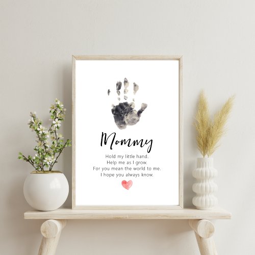 Poem For Mommy Poster