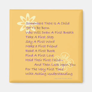 Poem for Parents-to-be Refrigerator Magnet