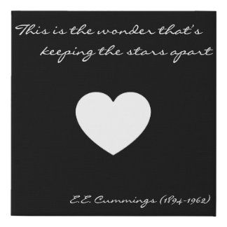 Poem lyrics canvas (10x10)
