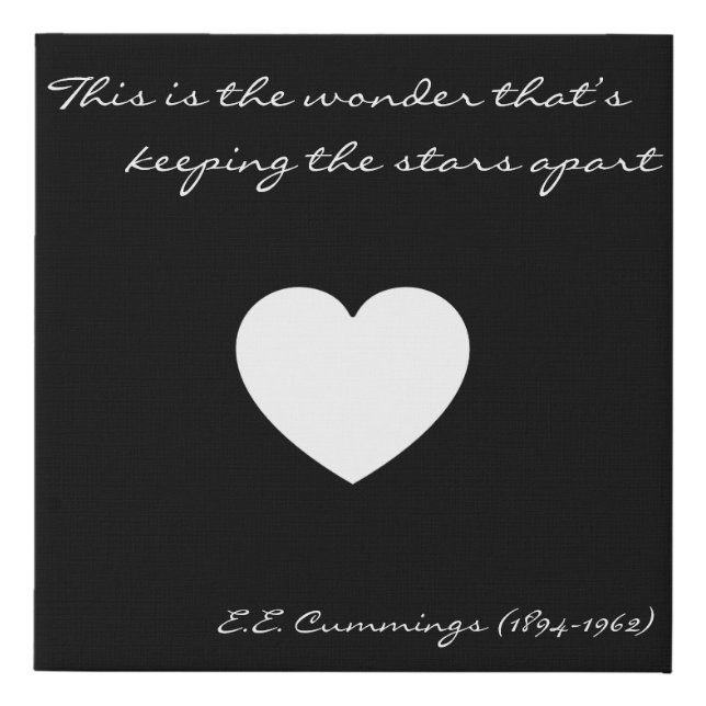 Poem lyrics canvas (10x10) (Front)