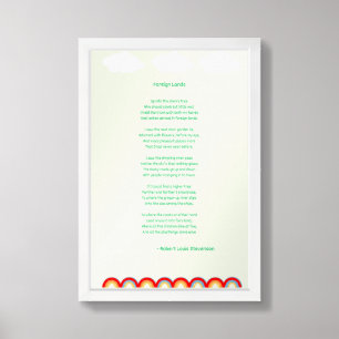 Poem Nursery Wall Decor Gender Neutral
